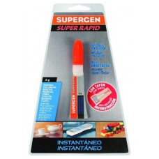 Pack de 12. ADHESIVO INSTANTANEO SUPERRAPID TRANSPARENTE EN TUBO 3GR. SUPERGEN 62603-00000-00 [min12]