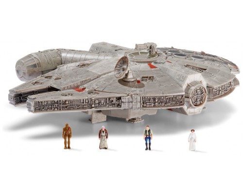 Figura star wars halcon milenario con