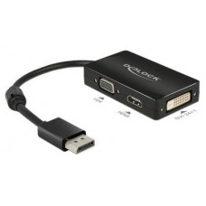 Delock Adapt. displayport 1.1M a VGA/HDMI/DVIH Neg