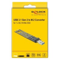 Delock Convertidor para M.2 NVMe PCIe SSD con USB