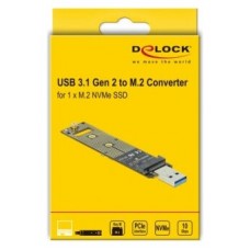 Delock Convertidor para M.2 NVMe PCIe SSD con USB