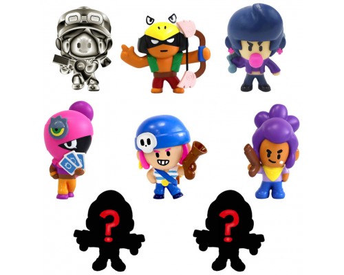 Figuras brawl stars caja pack 8