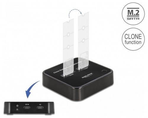 Delock M.2 Estación de acoplamiento para 2 x M.2 S