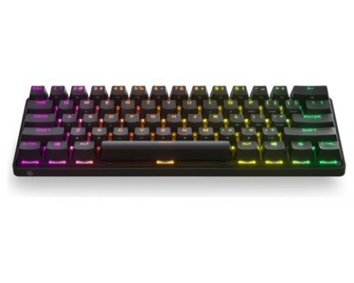 Steelseries Apex Pro Mini Wireless teclado USB + RF Wireless + Bluetooth QWERTY Inglés de EE. UU. Negro