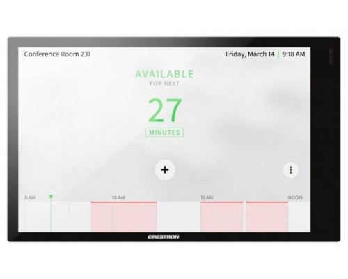 CRESTRON 7 IN. WALL MOUNT TOUCH SCREEN, BLACK SMOOTH (TSW-770-B-S) 6510813