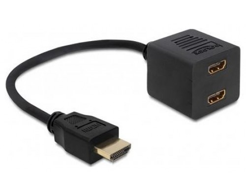 Delock Splitter pasivo HDMI High Speed Ethernet