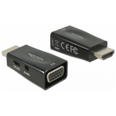 Delock Adaptador HDMI-A macho VGA hembra/audio