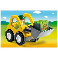 Playmobil 1.2.3 excavadora pala