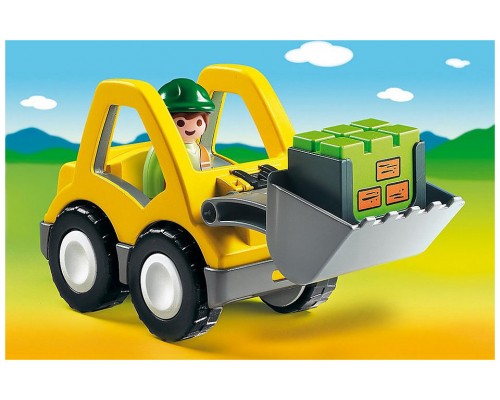 Playmobil 1.2.3 excavadora pala