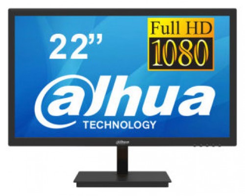 DAHUA - DH-LM22-L200-A6-T - MONITOR 22" L200 7*24 ELED VGA HDMI