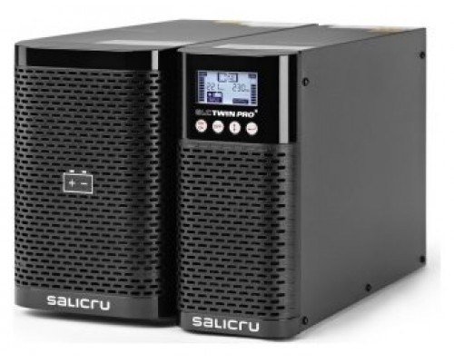 Salicru SLC 700 TWIN PRO2 IEC – Sistema de Alimentación Ininterrumpida (SAI/UPS) de 700 VA On-line doble conversión (Tipo de tomas IEC)