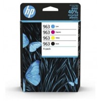 HP Paquete de 4 cartuchos de tinta Original 963 negro/cian/magenta/amarillo