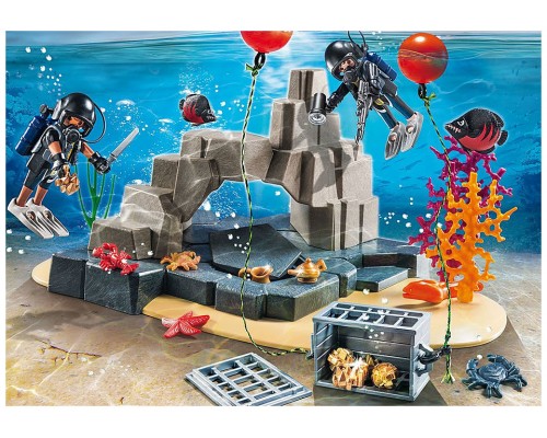 Playmobil fuerzas especiales superset unidad buceo