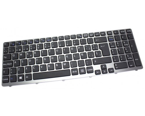 Teclado Sony SVE 15 Series Blanco