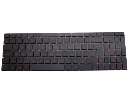 Teclado Asus N56 G550 Negro Teclas Rojas