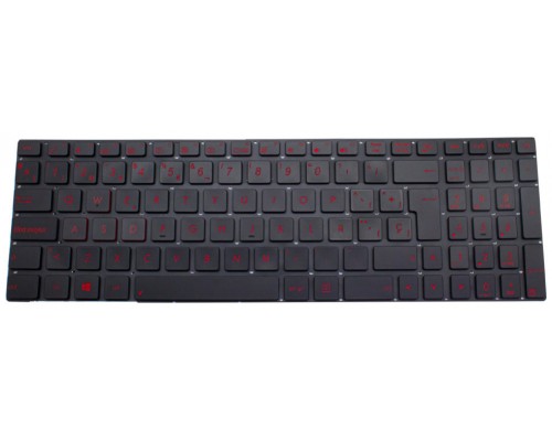 Teclado Asus G551 N551JK Retroiluminado Negro Teclas Rojas