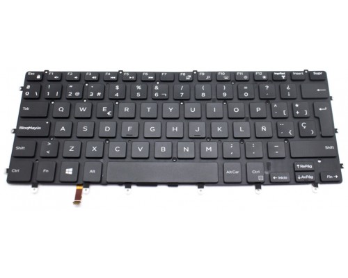 Teclado Dell Precision 5510 9550 Retroiluminado Negro