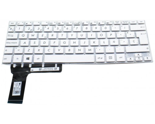 Teclado Asus EeeBook X205 E201 Blanco