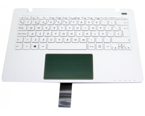 Teclado Asus F200 R202 Blanco con Marco