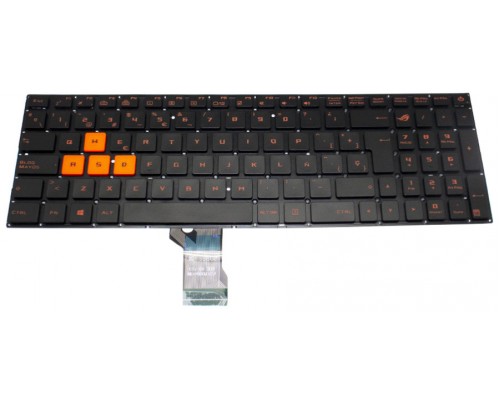 Teclado Asus GL502 Retroiluminado Teclas Naranja