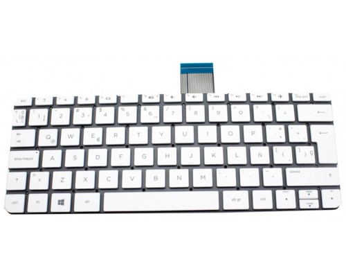 Teclado HP 11-D010WM Blanco