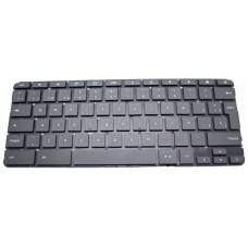 Teclado HP Chromebook 14-CA Gris Retroiluminado Backlight Marco Negro