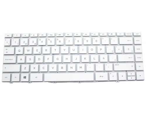 Teclado HP Spectre X360 13-AF Blanco Retroiluminado Backlight