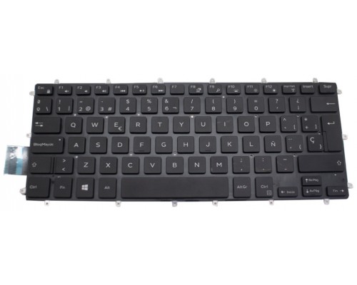 Teclado Dell Inspiron 7466 Negro Backlight