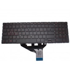 Teclado HP 15-DC Negro Teclas Rojas Backlight