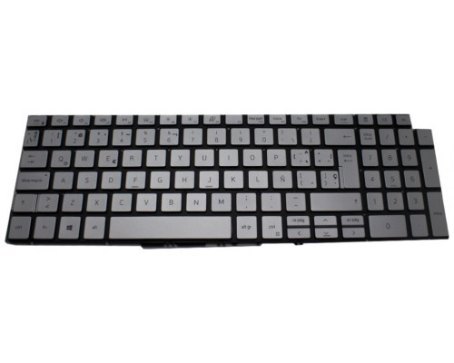 Teclado Dell Inspiron 15 7591 5584 7590 7791 Plata Backlight