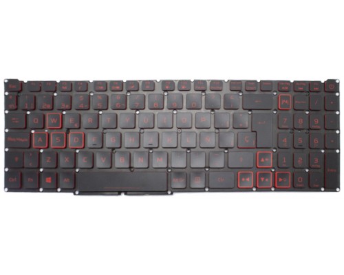 Teclado Acer Nitro 5 AN515-54 Teclas Rojas Backlight