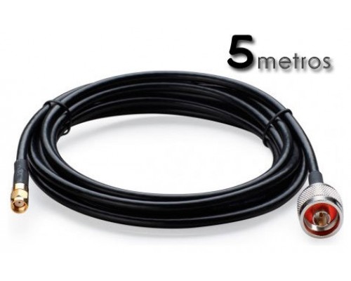 Cable Pigtail N (macho) SMA (hembra) 5M