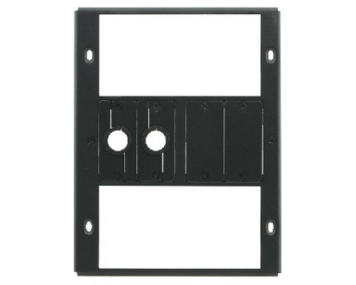 KRAMER PLACA DE INSERCION TBUS-1A CON ESPACIO PARA 4 ALIMENTACION 220VCA, 2 PASA CABLES, 2 WALL PLATE DE INSERCION SIMPLES (T1AF-44)