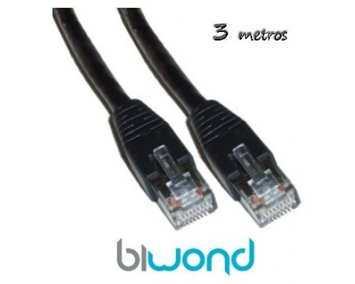 Cable Ethernet 3m Cat 6 BIWOND