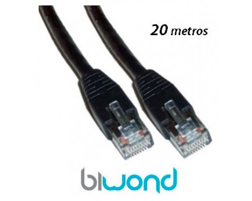 Cable Ethernet 20m Cat 5 BIWOND