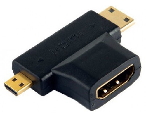 Adaptador HDMI a MiniHDMI+MicroHDMI