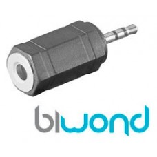 Adaptador Audio Jack 3.5H-2.5M BIWOND