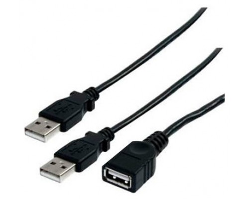 Cable USB Hembra a USB Macho (21cm)