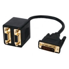 Cable Adaptador DVI a 2xVGA M/2H