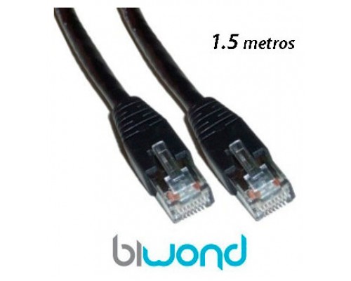 Cable Ethernet 1.5m Cat 6 BIWOND