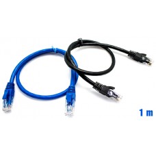 Pack x2 Cable UTP RJ45 24AWG CAT6 1m + 50 Bridas BIWOND