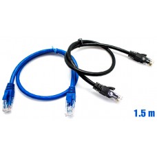 Pack x2 Cable UTP RJ45 24AWG CAT6 1.5m + 50 Bridas BIWOND