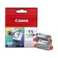 Cartucho tinta canon negro bci15pack i70