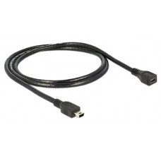 Delock Cable USB 2.0 Macho/Hembra Connector, 1M