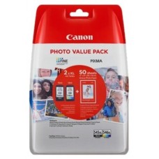 MULTIPACK CANON PG 545 XL CL 546XL  PAPEL 50 HOJAS