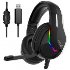 Auriculares PC / PS4 / PS5 / Xbox Gaming Iluminación COOL Storm Black USB 7.1