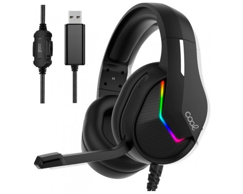 Auriculares PC / PS4 / PS5 / Xbox Gaming Iluminación COOL Storm Black USB 7.1