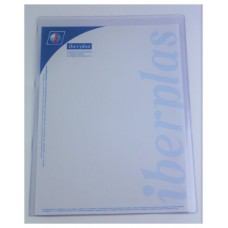 CAJA 50 FUNDAS FORMATO FOLIO U PORTADOCUMENTOS  PVC CRISTAL 150 MICRAS IBERPLAS 84Q50