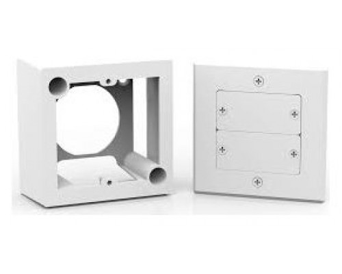 KRAMER IS - ROOM CONNECTIVITY ON-WALL BOX, 1 GANG EUROPEAN- 65MM - OWB-1G/65/EU (85-000025)