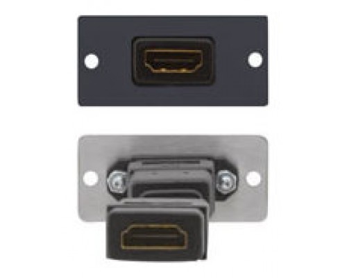 Kramer Electronics W-H(W-HDMI)(B) placa de pared y cubierta de interruptor Negro